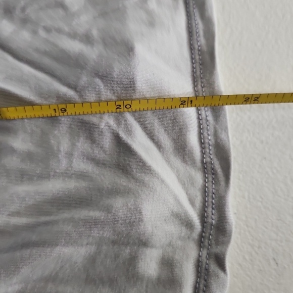 Fabletics Racerback Womens Tank Top Gray Size M Oversized Slouch Front - Picture 8 of 8